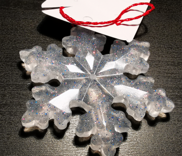 Schneeflocken Anhänger für Weihnachtsbaum